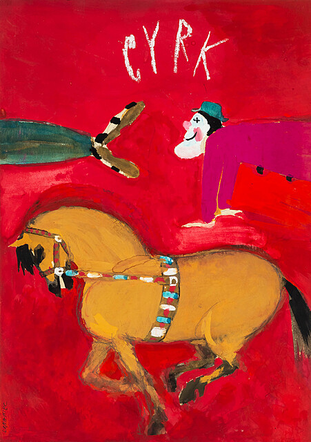 Cyrk - projekt plakatu