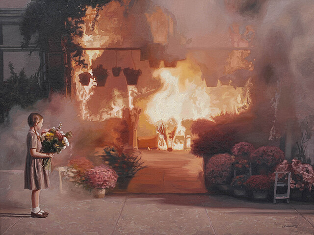 Fire in a flower shop, 2025
