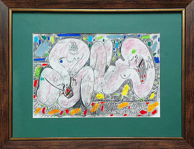  z cyklu „Le Déjeuner sur l'herbe” (Obiady na trawie). Wariacje na temat „Śniadanie na trawie” E. Maneta