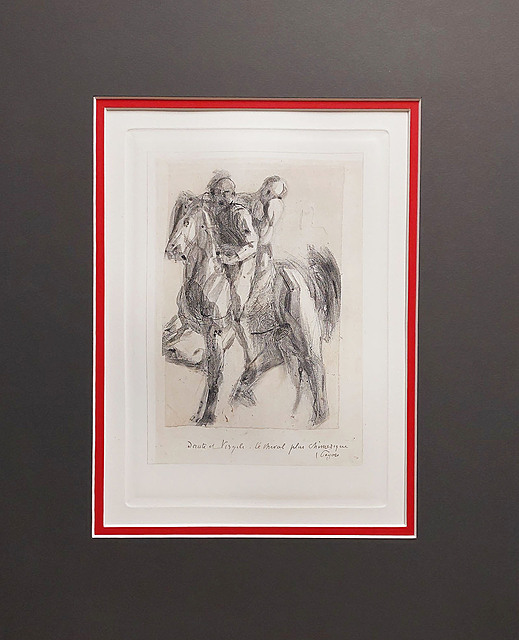 "Dante et Virgile sur un cheval chimérique" 