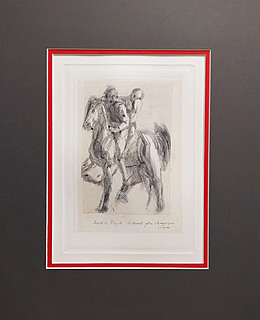 "Dante et Virgile sur un cheval chimérique" 