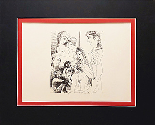 Une vierge avec un oiseau, un homme avec un poisson et le petit
Saint Jean, (Dziewica z ptakiem, mężczyzna z rybą i mały św. Jan).