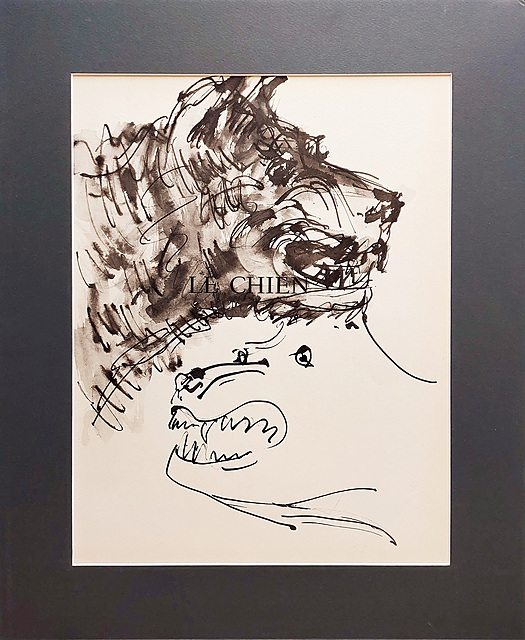 'Le Chien'' z  cyklu „40 dessins de Picasso en marge du Buffon” (z cyklu 40 rycin do tekstów Buffona)