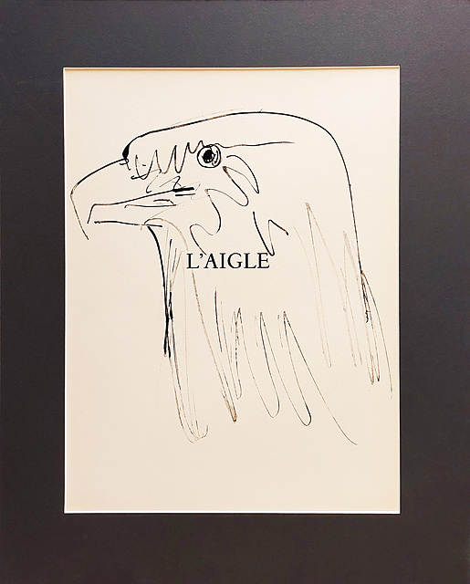 'Le Cerf'' z  cyklu „40 dessins de Picasso en marge du Buffon” (z cyklu 40 rycin do tekstów Buffona)