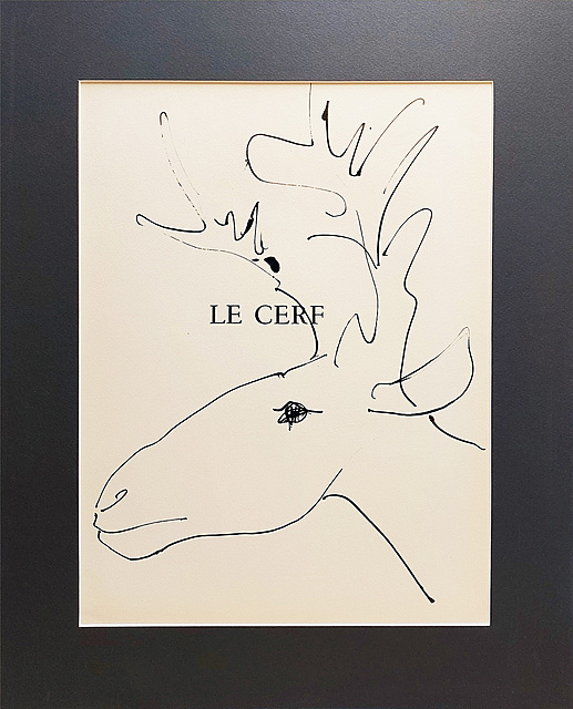'Le Aigle'' z  cyklu „40 dessins de Picasso en marge du Buffon” (z cyklu 40 rycin do tekstów Buffona)