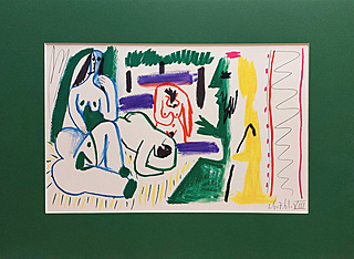  z cyklu „Le Déjeuner sur l'herbe” (Obiady na trawie). Wariacje na temat „Śniadanie na trawie” E. Maneta