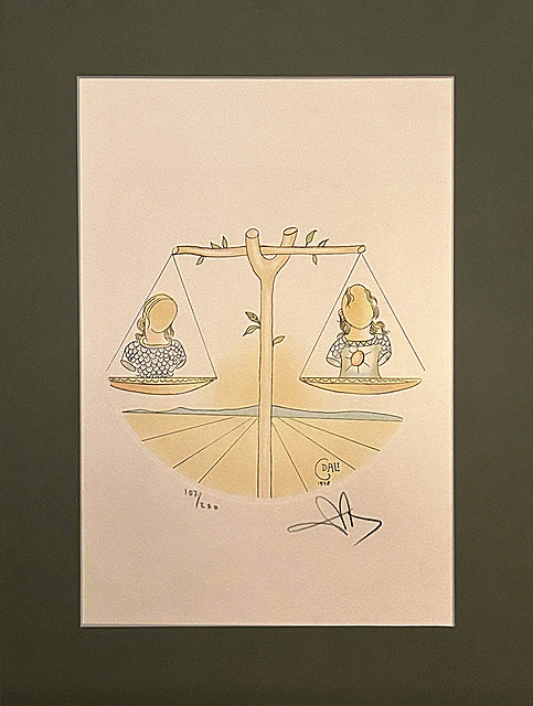 Libra (Waga) z Cyklu "The Twelve Signs of the Zodiac" (Dwunastu Znaków Zodiaku) 1978