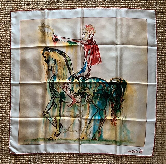 Chusta jedwabna Le Chevalier Romain 1991