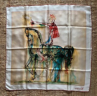 Chusta jedwabna Le Chevalier Romain 1991