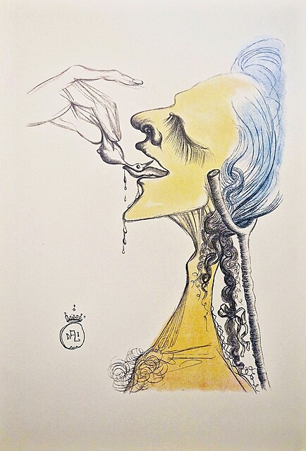 Little bird on tongue (Mały ptaszek na języku), z cyklu PAMIĘTNIKI CASANOVY, 1980