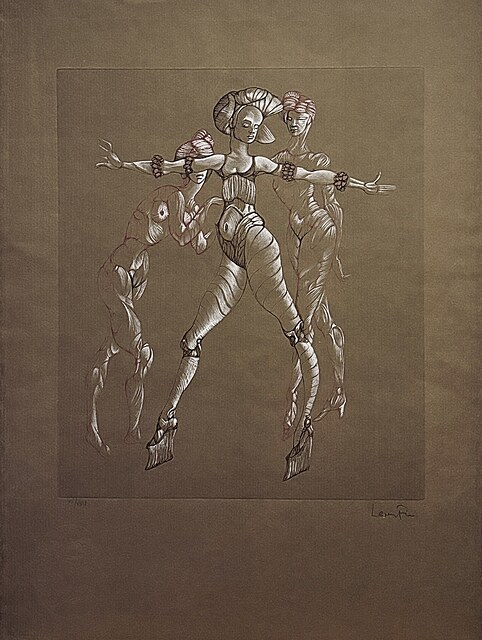 Z serii "Les Trois Grâces" (Trzy Gracje) lata 70 XX wieku