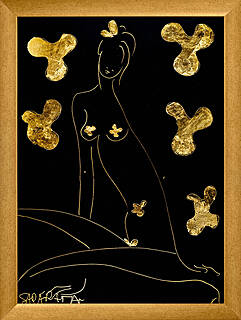 Akt w złotych kwiatach, 2026