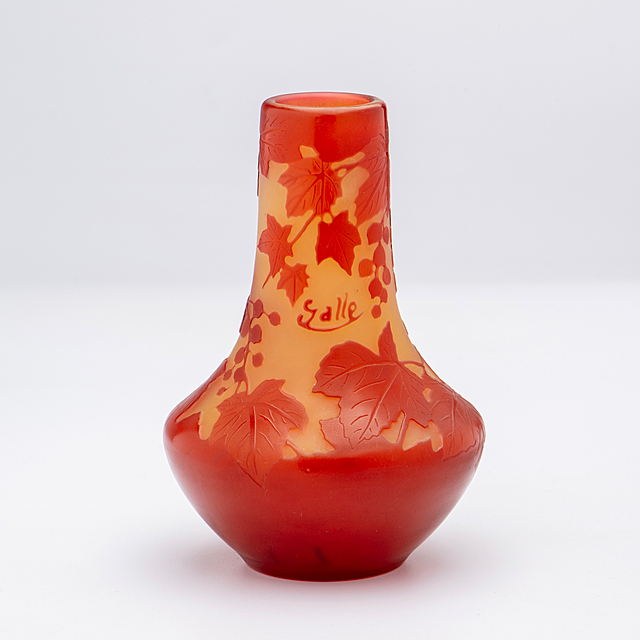 Wazonik dekoracyjny, Francja, Emille Gallé, Nancy, I ćw. XX w. 