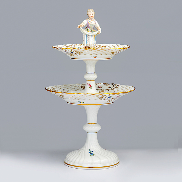 Etażerka, Niemcy, Miśnia, Königliche Porzellan Manufaktur, XIX/XX w. 