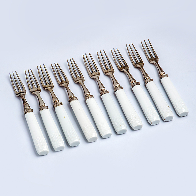 Zestaw widelców, Carl Gottfried Haase, Wrocław, 1761-1776 r. 