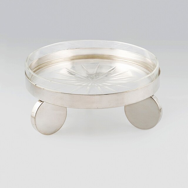 Pojemnik na wykałaczki, Fabryka Wyrobów Platerowanych i Brązowych Braci Henneberg, Warszawa, l. 20 XX w. 