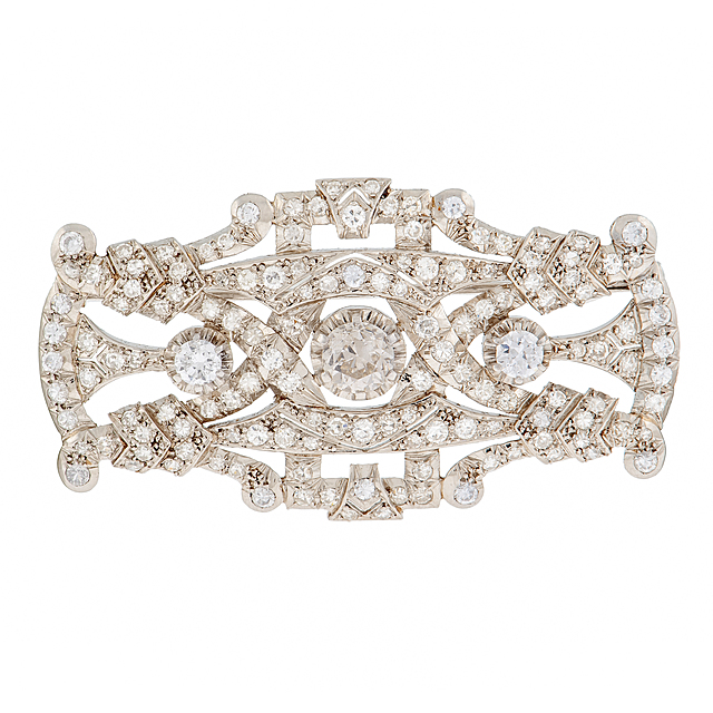 Brosza w stylu Art déco 