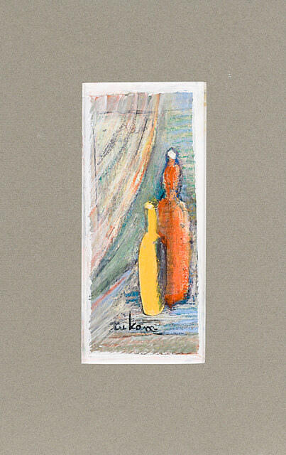 Martwa natura z flaszkami