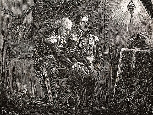 Nocna modlitwa Szymona Mohorta z Ksawerym Krasickim przed poranną mszą świętą 