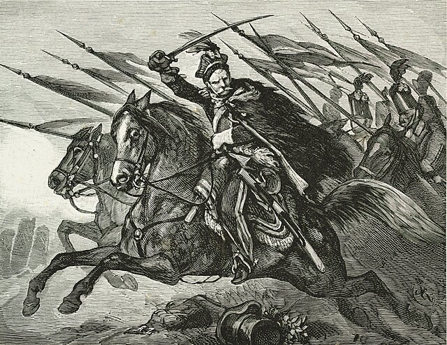 Do ataku! - Pan Mohort osłania odwrót brygady Wielborskiego