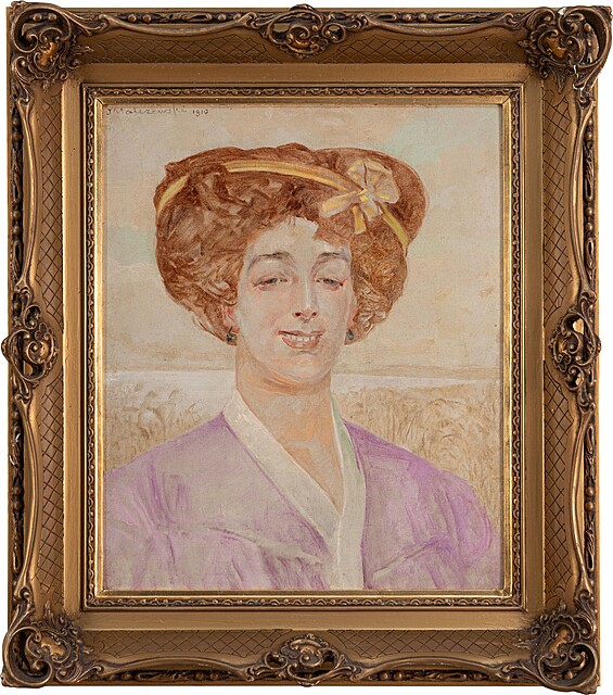 Portret Michaliny Wierusz Kowalskiej - Grabowskiej, 1910