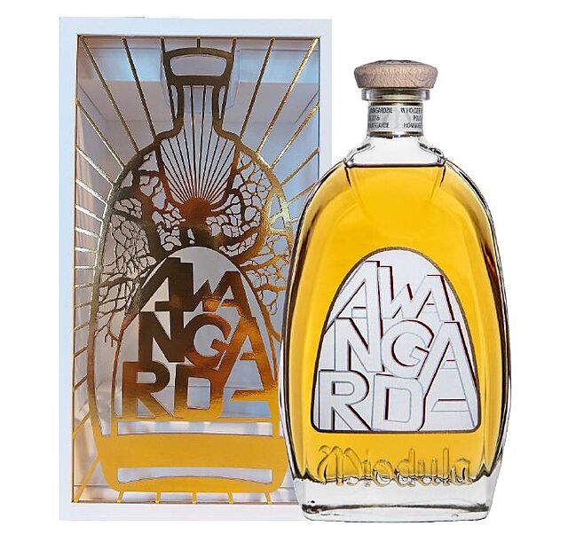 Oryginalna Leżakowana Miodula Prezydencka w Hołdzie Polskiej Awangardzie - opakowanie prototypowe 02 0,5L 40%