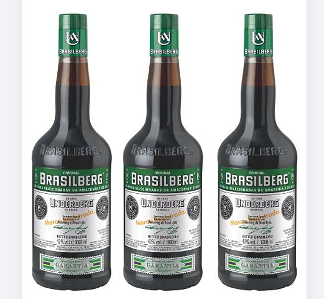 Brasilberg - Bitter Brasileiro 1L 42% Zestaw 3 butelek