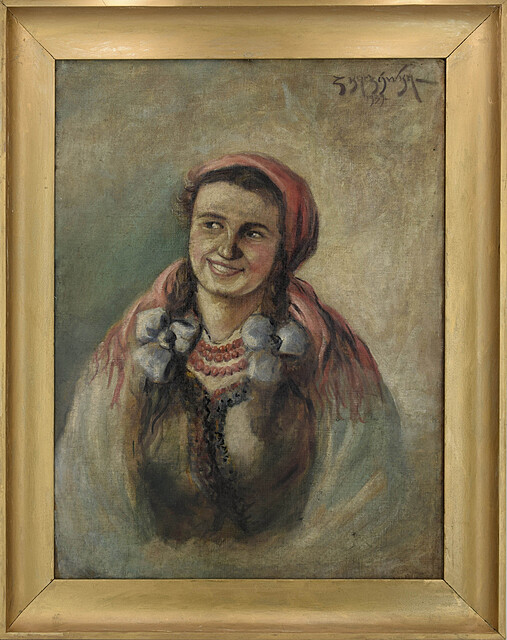 Dziewczyna w stroju ludowym, 1939