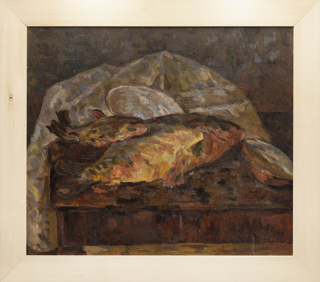 Martwa natura z rybami, 1945