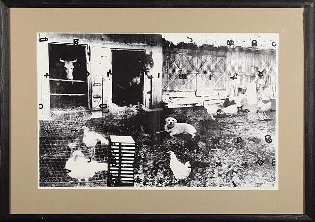 Wiejskie podwórko, 1990