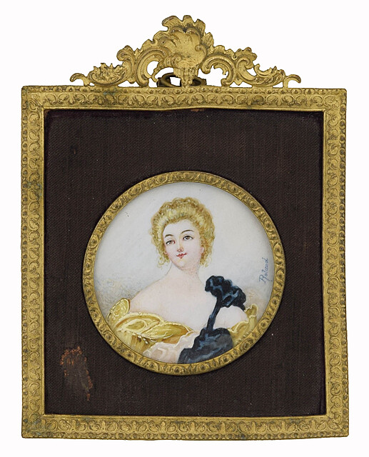 Portret kobiety - miniatura