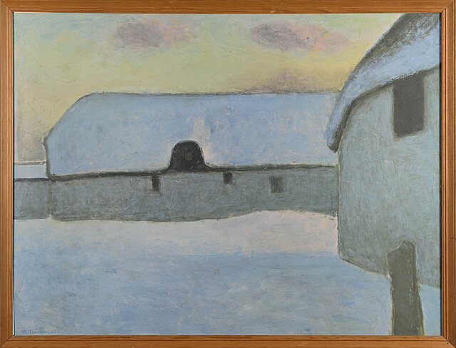 Gospodarstwo zimą, 1965