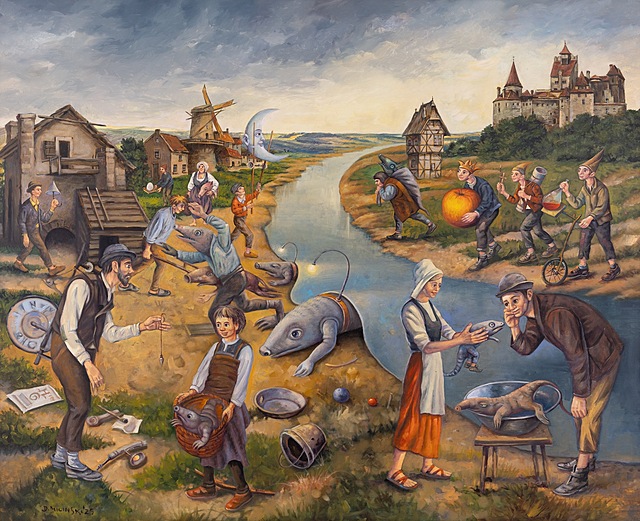 Obraz z cyklu "Metamorfozy", 2025