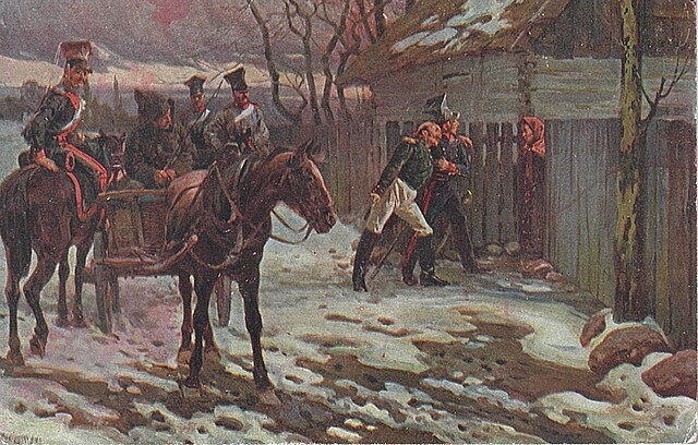 Ranny jeniec. St. Bagieński pinx.