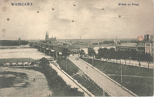 Warszawa. Widok na Pragę