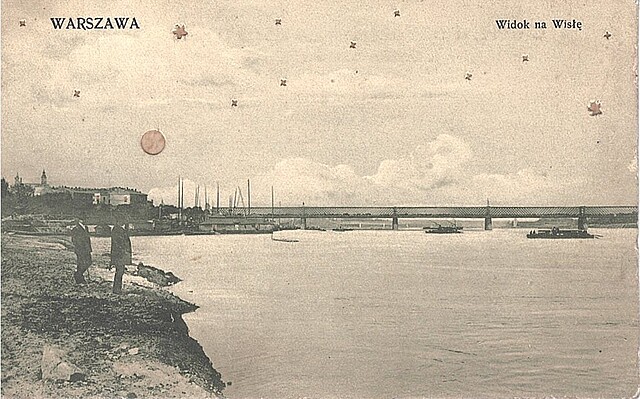 Warszawa. Widok na Wisłę