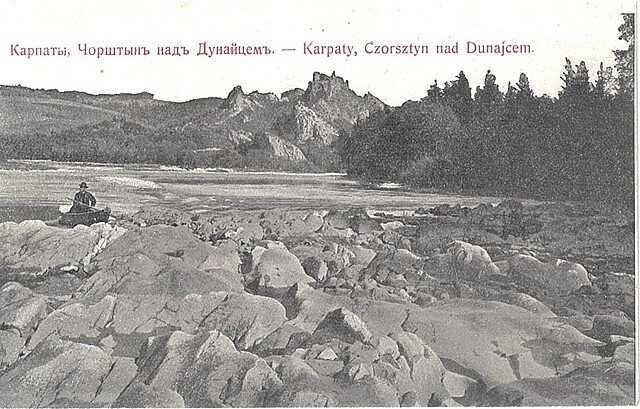 Karpaty. Czorsztyn nad Dunajcem