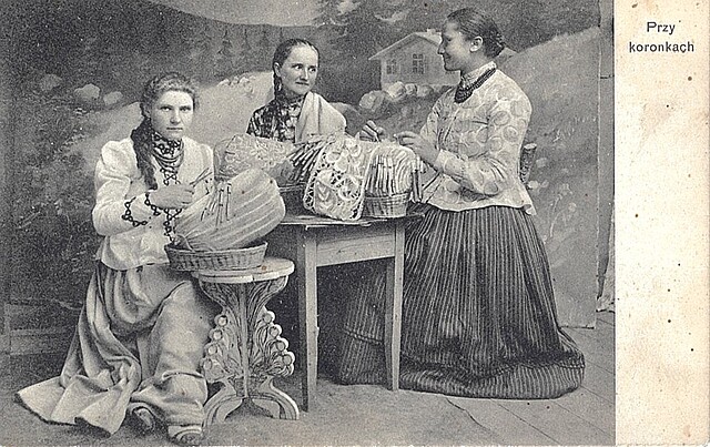 Przy koronkach. Zakopane.