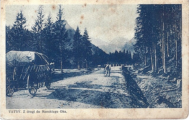 Tatry. Z drogi do Morskiego Oka.