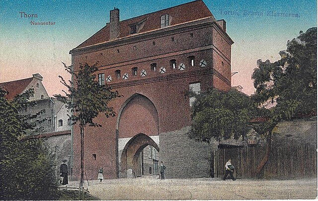 Toruń. Brama Klasztorna, 1910-1920