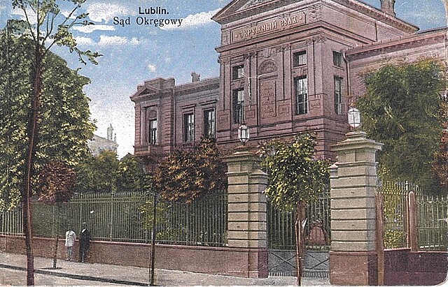 Lublin. Sąd Okręgowy, 1910-1920