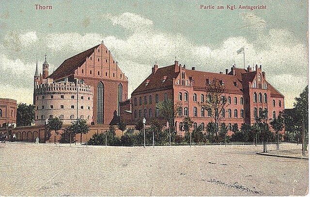 Thorn (Toruń). Partie am Kgl. Amtsgericht, 1910-1920