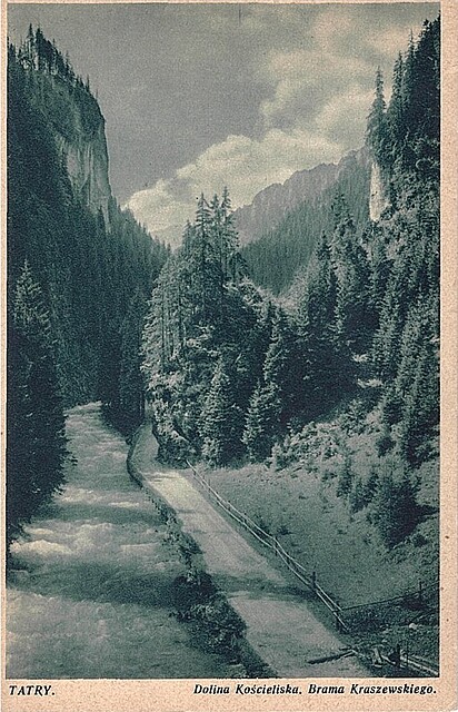 Tatry. Dolina Kościeliska. Brama Kraszewskiego