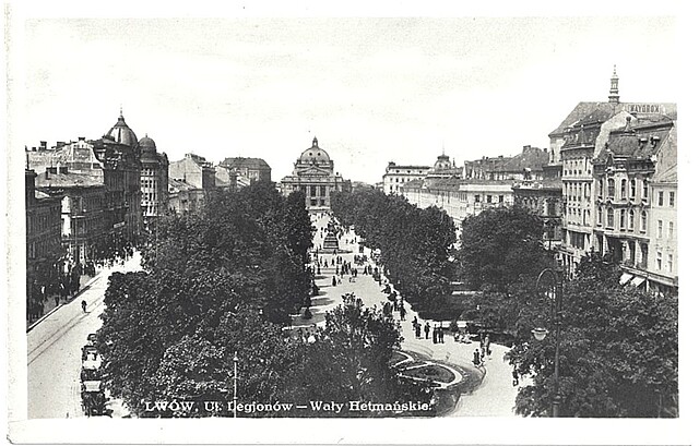 Lwów. Ul. Legionów - Wały Hetmańskie