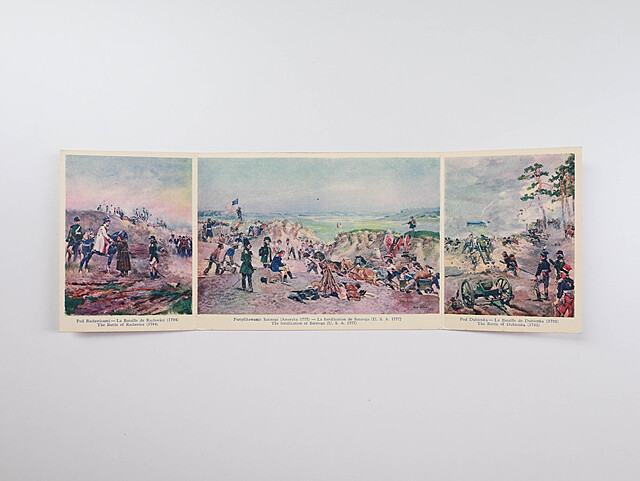 Tryptyk - bitwy Tadeusza Kościuszki