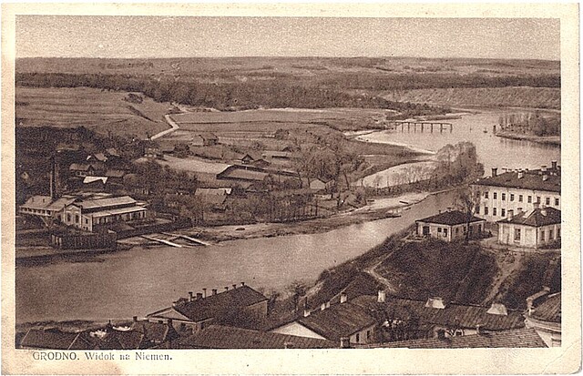 Grodno. Widok na Niemen