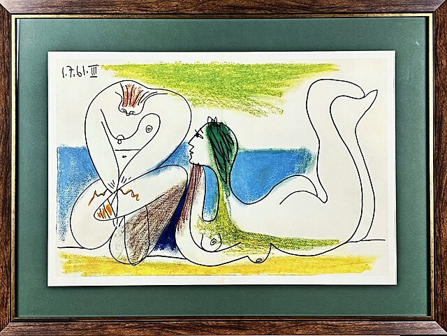 Z cyklu „Le Déjeuner sur l'herbe" (Obiady na trawie) Wariacje na temat „Śniadanie na trawie" 1962