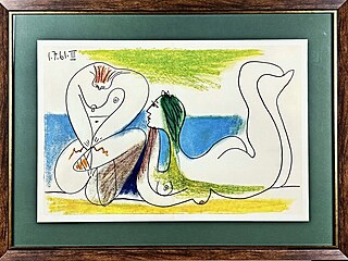 Z cyklu „Le Déjeuner sur l'herbe" (Obiady na trawie) Wariacje na temat „Śniadanie na trawie" 1962