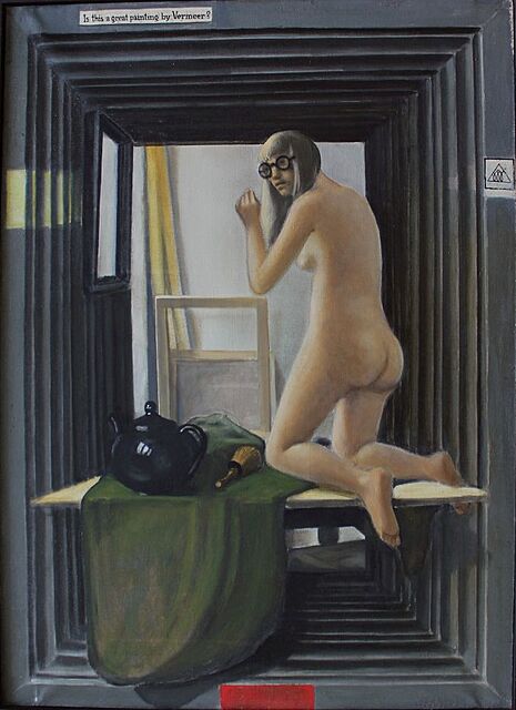 Akt [Is this a great painting by Vermeer?], 1969