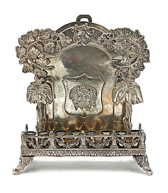 Lampka chanukowa (Warszawa, 1882)